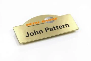 Name tag 0060 golden gloss
