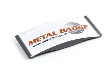 Name tag 0068 matt grey