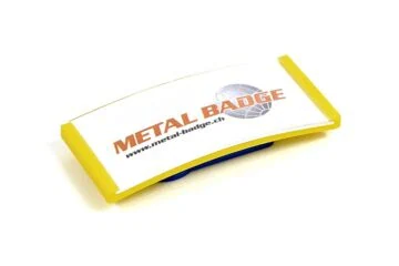 Name tag 0069 matt yellow