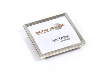 Name tag 0072 silvery gleam