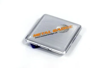 Name tag 0073 matt silver