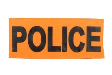 Brassard / Armband ‘POLICE’ Orange