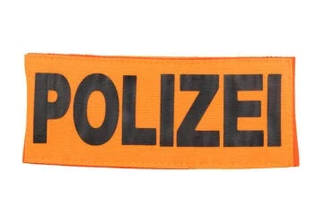 Brassard / Armband ‘POLIZEI’ Orange