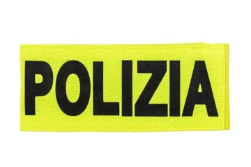 Brassard / Armband ‘POLIZIA’ lemon