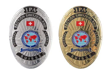 Weatherproof 3D aluminium sticker / IPA badge sticker