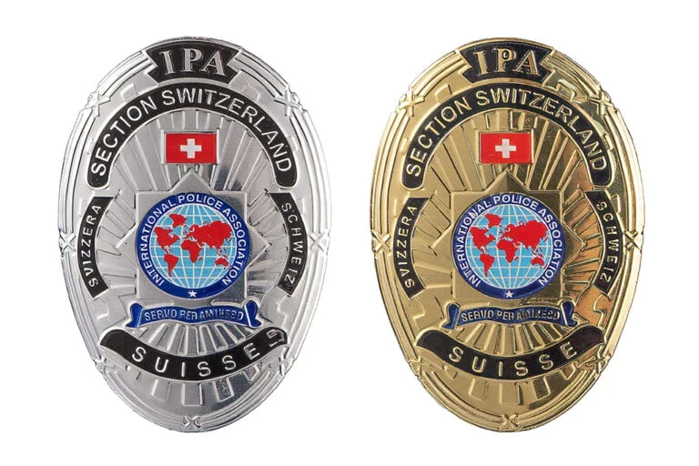 Weatherproof 3D aluminium sticker / IPA badge sticker 01 IPA Badge Aufkleber Metal Badge