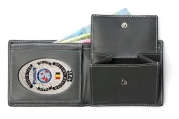 Leather wallet "Personal" IPA Belgium