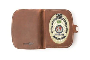 Leather case "Traveler" Coin thrower IPA Brazil