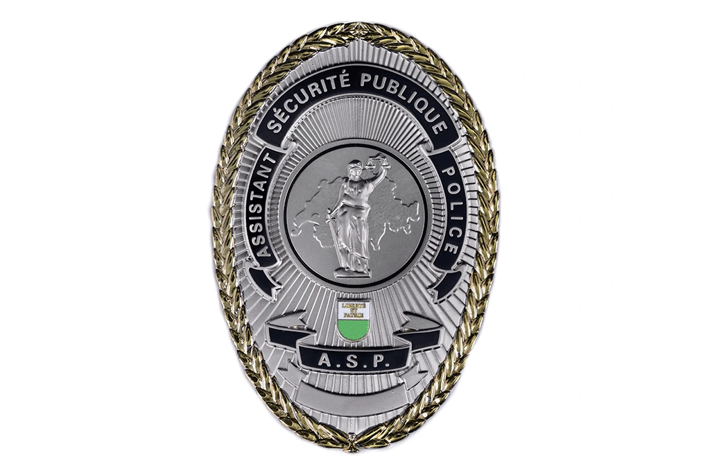 Our references 01 Vaud Metal Badge