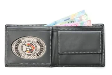 Leather wallet "Personal" Fire Brigade