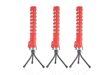 3x warning light LED Flare Sticks red with charging case