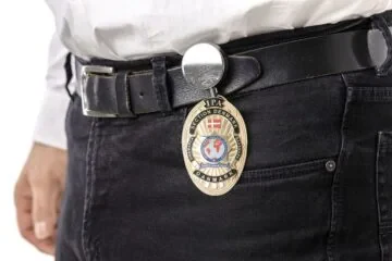 Approach belt clip with retractable badge IPA Denmark