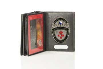 Leather Wallet "Premium Selection" Fire Brigade Zurich Aiport