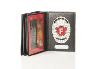 Leather Wallet "Premium Selection" Volunteer Fire Brigade, engraving