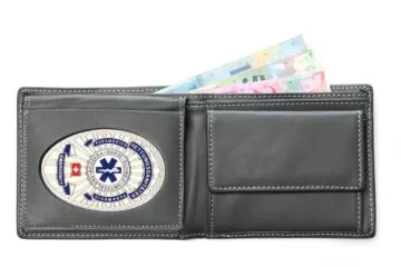 Leather wallet "Personal" Paramedic Switzerland