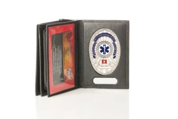 Leather Wallet "Premium Selection" Paramedic Switzerland, engraving