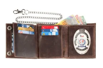 Leather wallet "Biker" IPA Czech Republic