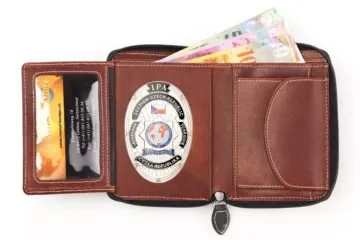 Leather wallet "Camouflage" IPA Czech Republic