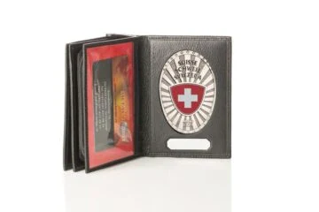 Leather Wallet "Premium Selection" Switzerland Fan Badge