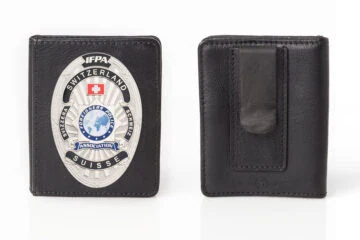 Leather case "Slider” IFPA Foreigner Police Switzerland
