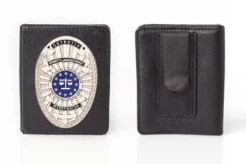 Leather case "Slider” investigator EU, engraving