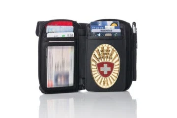 Leather wallet "Allround" Switzerland Fan Badge