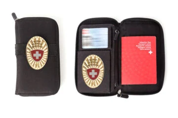 "On the way / Passport Holder" Switzerland Fan Badge