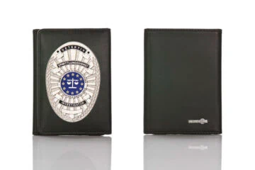 Leather wallet "Basic" investigator EU, engraving
