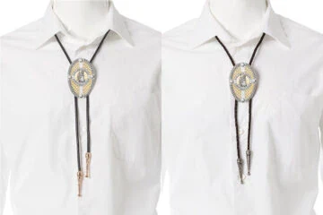 Bolo tie, Western tie Saint Christophe