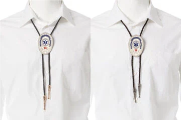 Bolo tie, Western tie Paramedic Switzerland, engraving