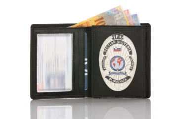 Leather wallet "Official" IPA Slovenia