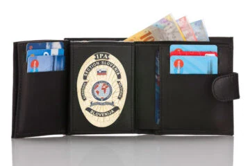 Leather wallet "Qualified - two in one" IPA Slovenia