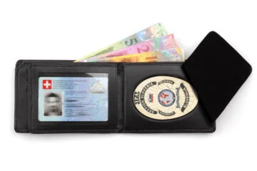 Leather wallet "Quantum" IPA Slovenia