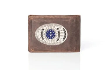 Leather wallet "Superior" investigator EU, engraving