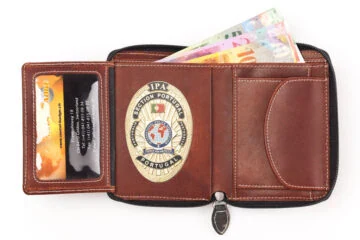 Leather wallet "Camouflage" IPA Portugal