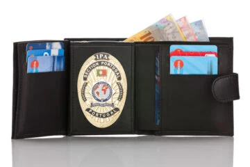 Leather wallet "Qualified - two in one" IPA Portugal