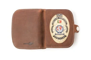 Leather case “Traveler” Coin thrower IPA Portugal