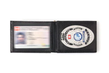 Leather wallet "Ambitious" IFPA Foreigner Police Switzerland