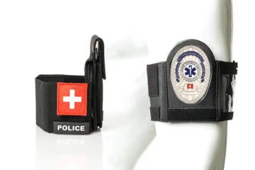 Armband with Badge "Remarkable" Paramedic Switzerland, engraving possibility