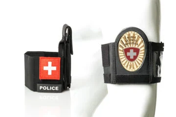 Armband with Badge "Remarkable" Switzerland Fan Badge