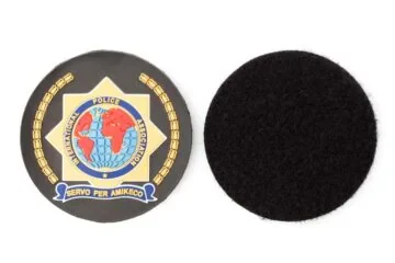 High quality 3D Rubber Patches with IPA Logo