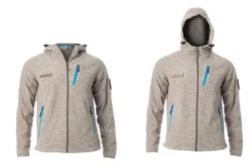 Hooded-Hoodie grey