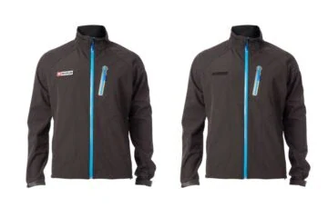 High-quality and functional softshell jacket in black