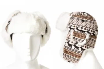 Fur cap in the Scandinavian look