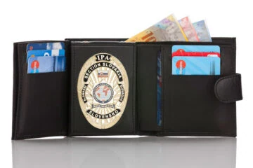 Leather wallet "Qualified - two in one" IPA Slovakia