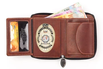 Leather wallet "Camouflage" IPA Slovakia