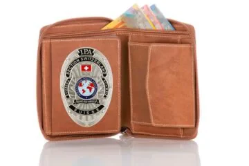 Leather wallet "Supreme" IPA Switzerland