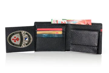 Leather wallet "Impressive" Fire Brigade Zurich Airport