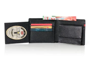 Leather wallet "Impressive" Swiss Biker