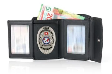 Leather wallet "Durable" IPA Switzerland